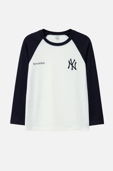 MLB x WDS BATTERMAN TEE / YANKEES × 1 YANKEES SERIF BASEBALL TEE – 707