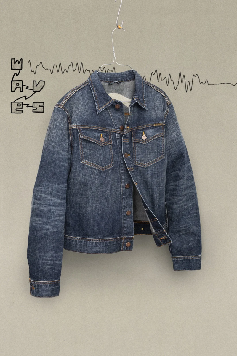 CONNY DENIM JACKET BIG WAVE