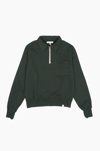 ZIPC01 ZIP COLLAR SWEATSHIRT