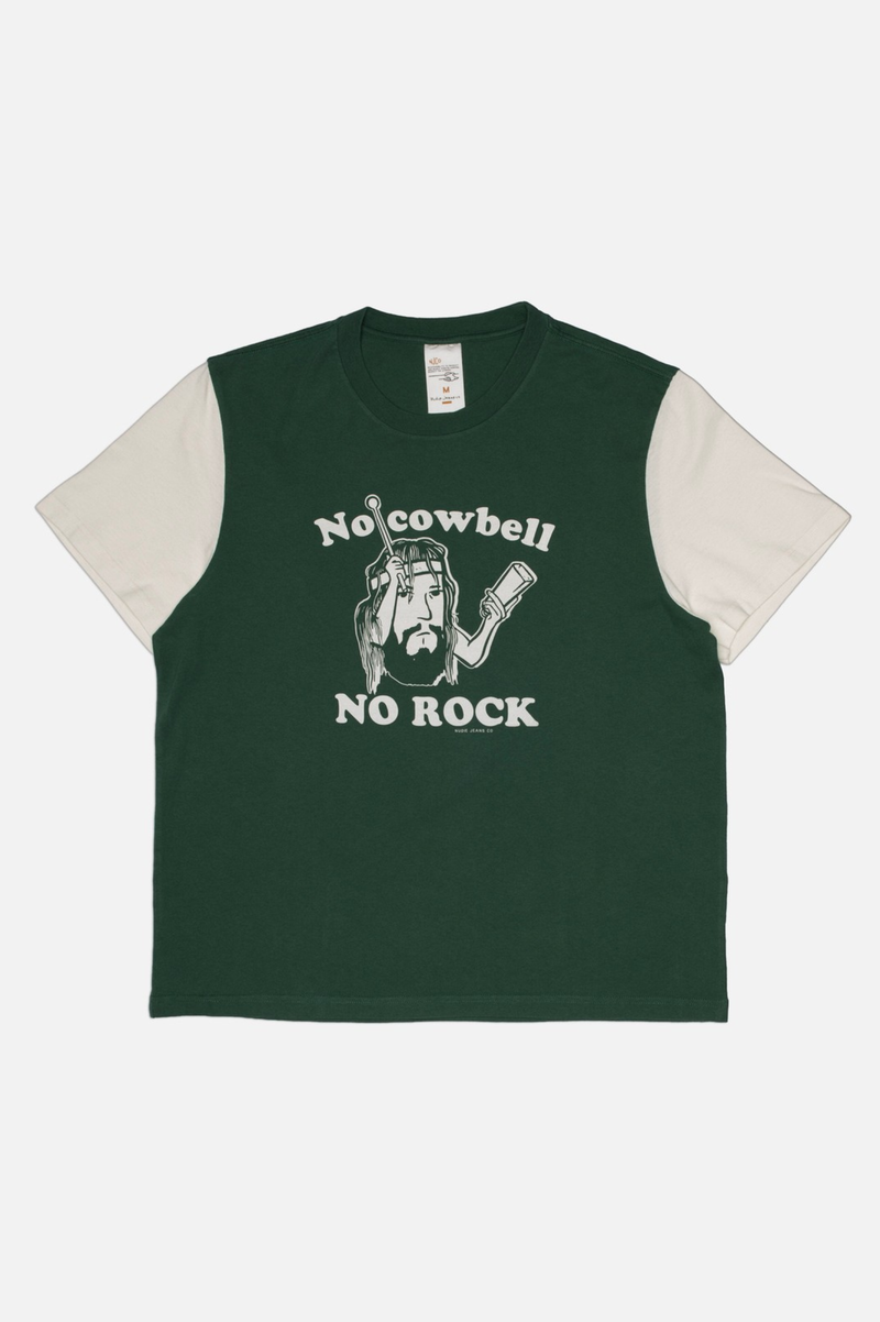 ROY SHORT T-SHIRT COWBELL OFFWHITE/GREEN