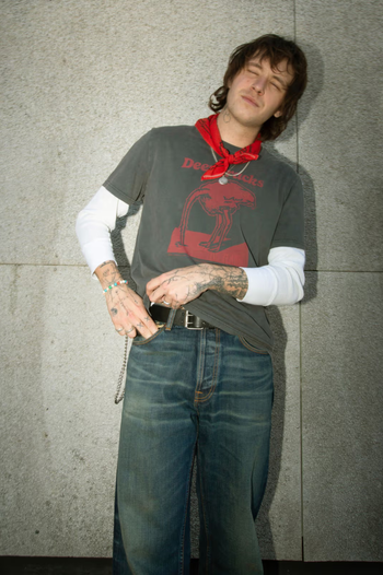 INGRID BANDANA DOUBLE CROSS RED