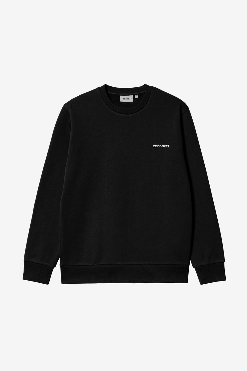 SCRIPT EMBROIDERY SWEATSHIRT
