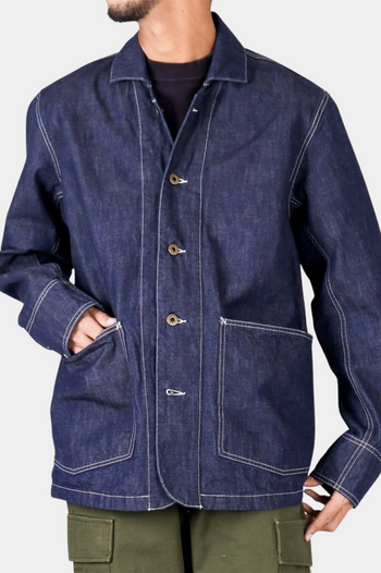DENIM SACK COAT