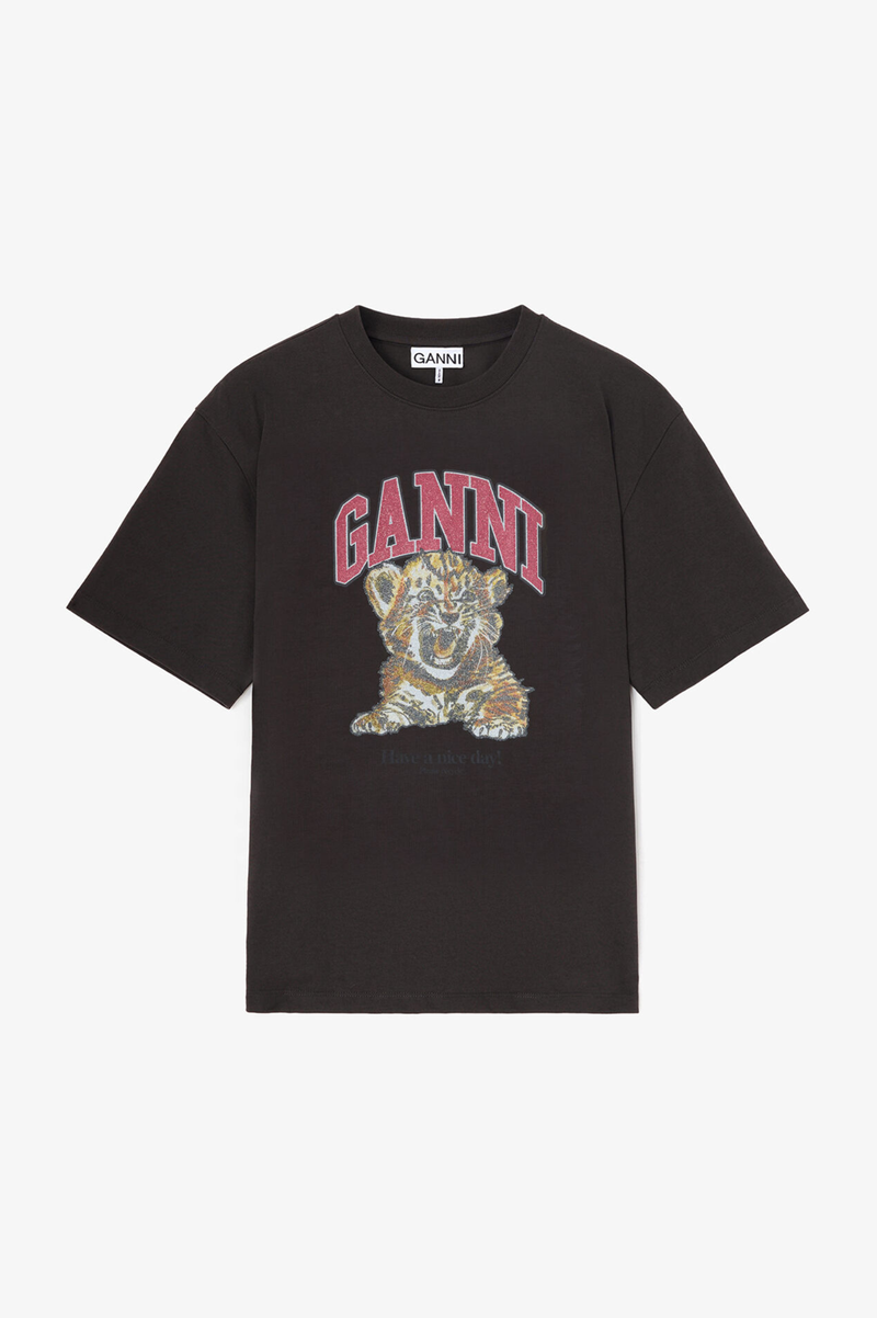 HEAVY COTTON JERSEY TIGER CAVIAR