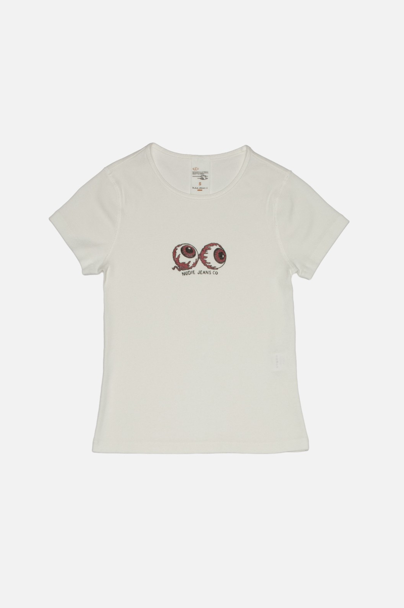 EVE T-SHIRT EYEBALLS  OFFWHITE