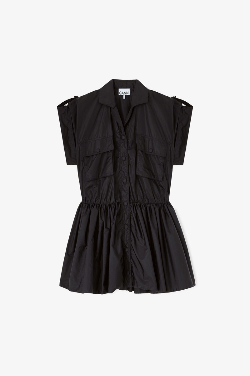 FLYWEIGHT NYLON MINI UTILITY DRESS