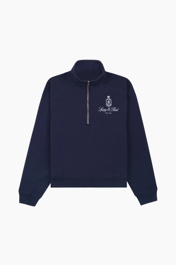 VENDOME EMBROIDERED QUARTER ZIP