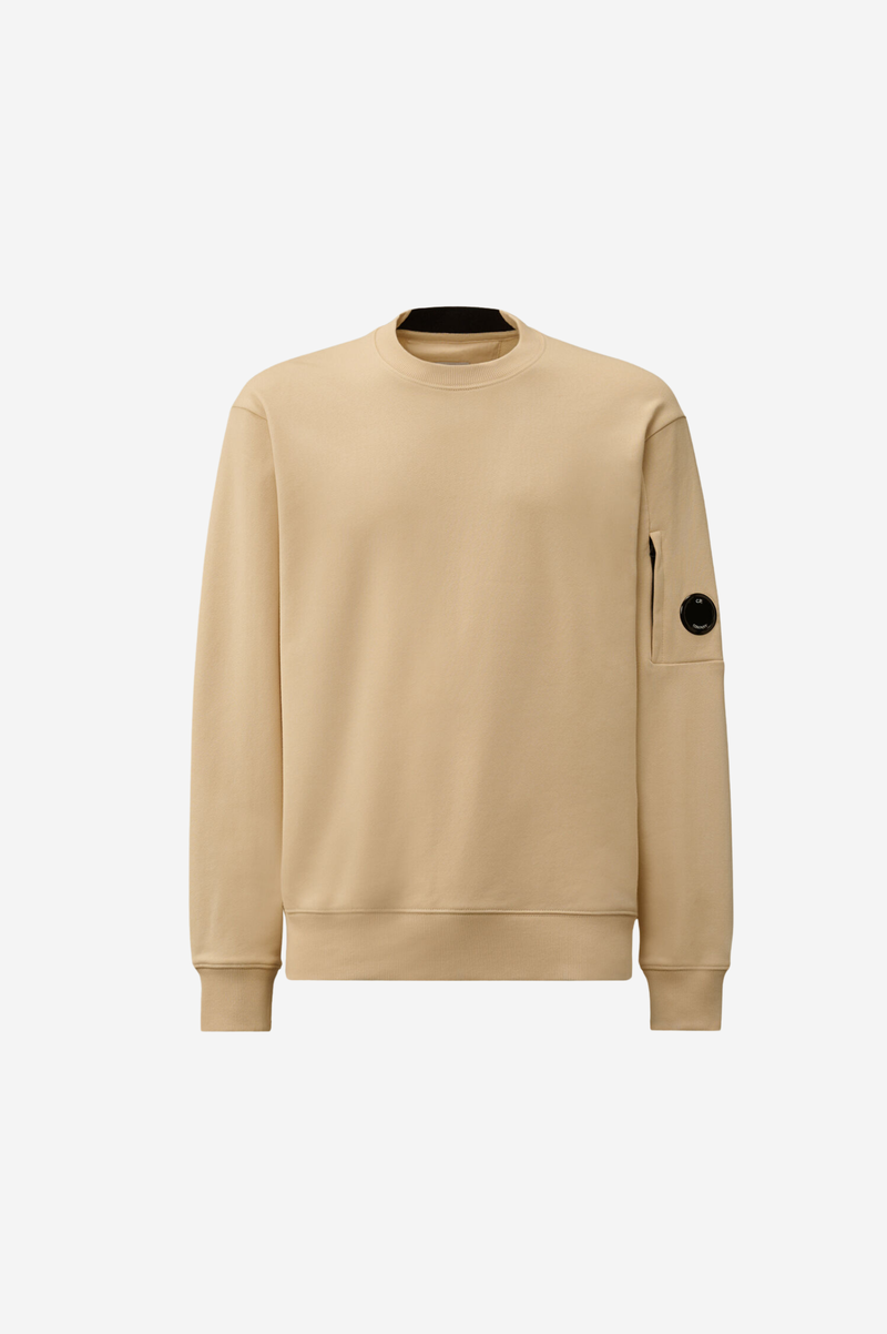 DIAGONAL RAISED FLEECE CREWNECK LENS SWEATSHIRT