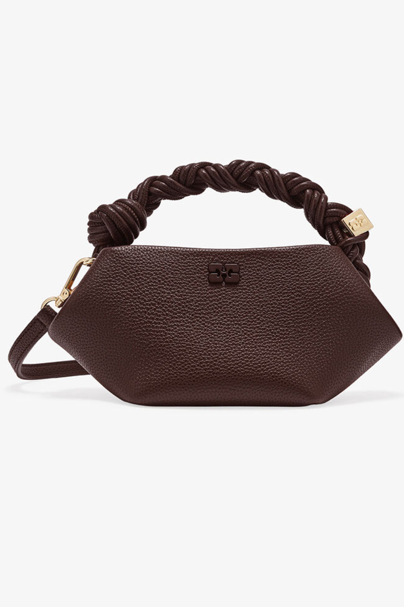 GANNI BOU BAG MINI GRAINED