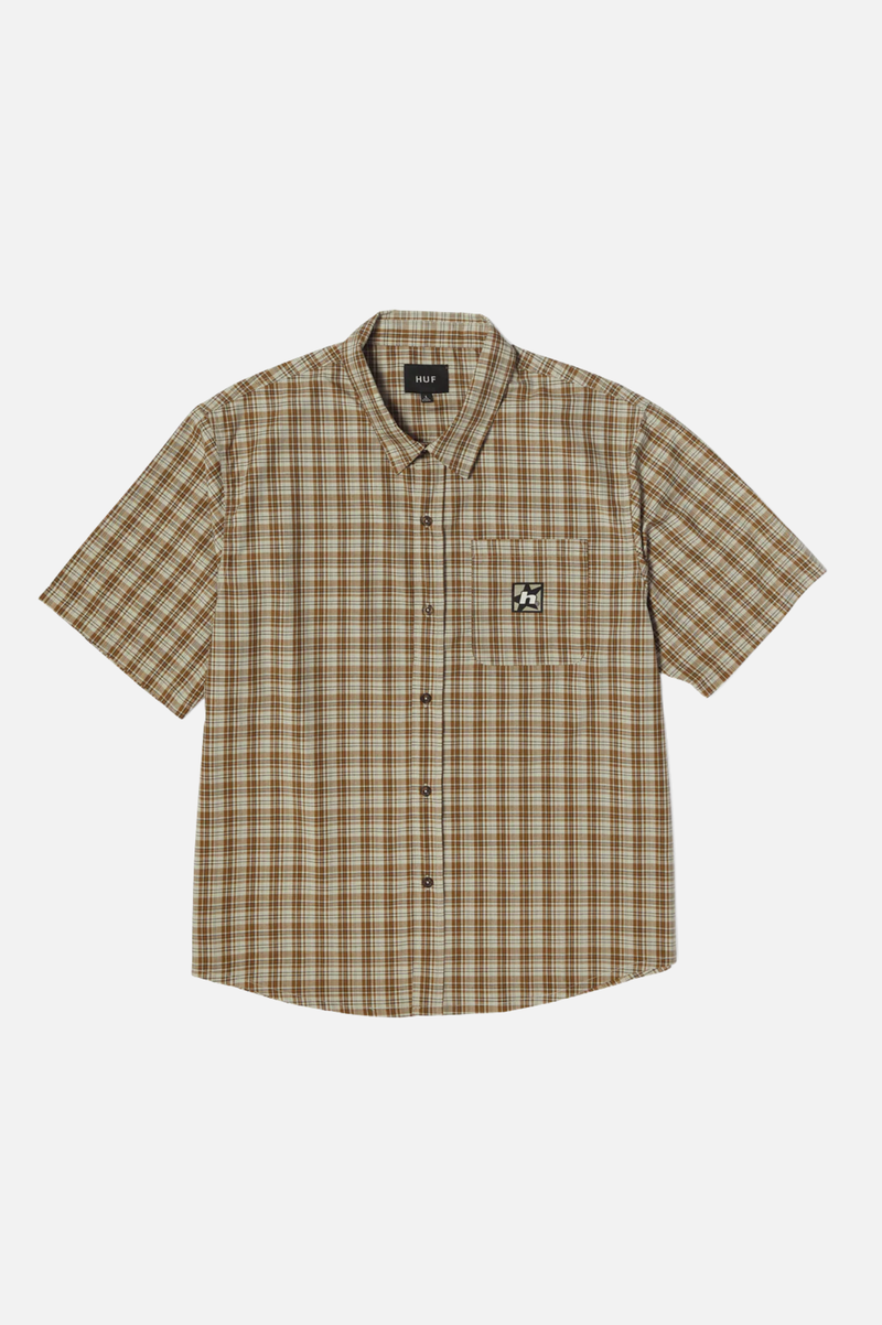 H STAR PLAID S/S SHIRT