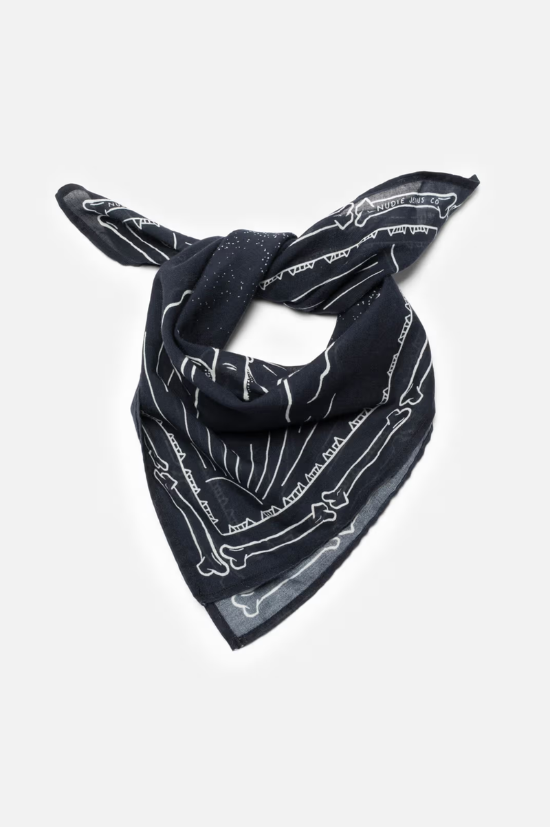 INGRID BANDANA DOUBLE CROSS BLUE
