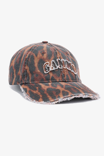 PRINTED WASHED COTTON OCELOT LEOPARD