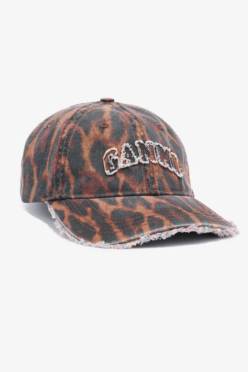 PRINTED WASHED COTTON OCELOT LEOPARD