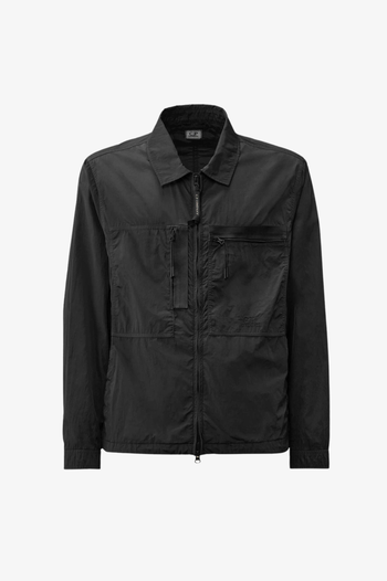 CHROME-R FULL ZIP LOGO OVERSHIRT