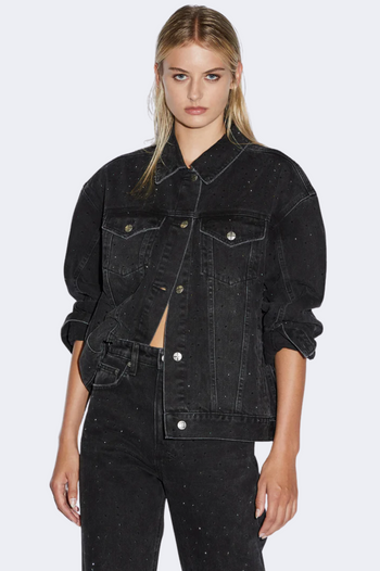 OVERSIZED JACKET KRYSTAL NOIR