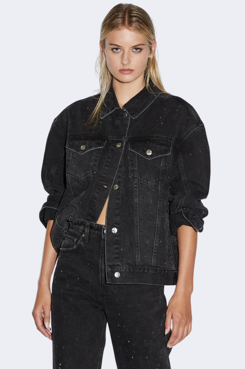 OVERSIZED JACKET KRYSTAL NOIR