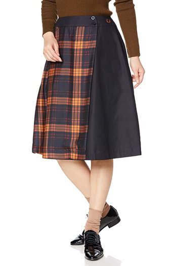 FRED PERRY PLEATED TARTAN SKIRT