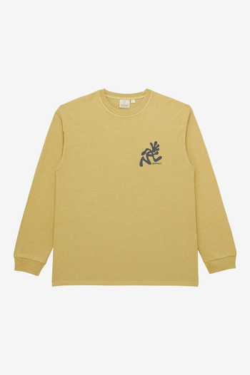RUNNING MAN L/S TEE PIGMENT DYED