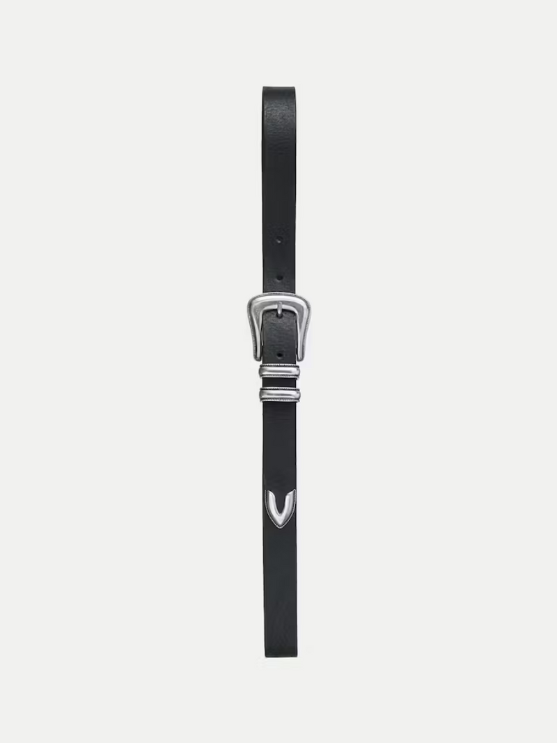 WESTERN SILVER BELT BLACK