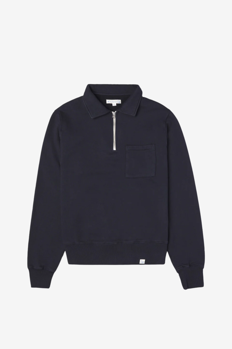 ZIPC01 ZIP COLLAR SWEATSHIRT