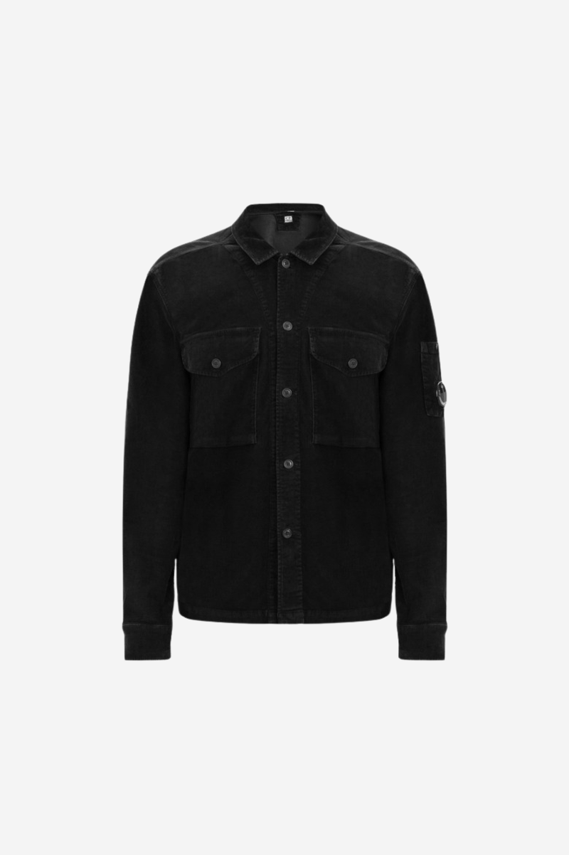 CORDUROY LENS BUTTON OVERSHIRT