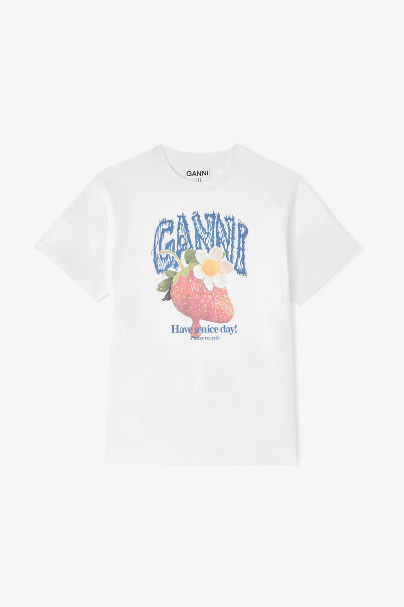 BASIC COTTON JERSEY STRAWBERRY