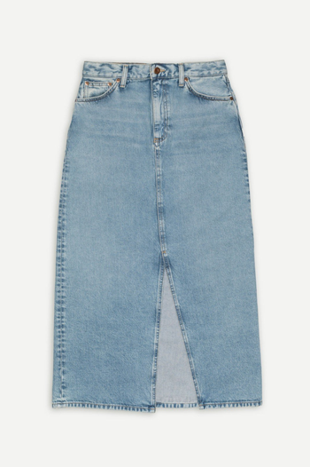 ANNA DENIM SKIRT DESERT LIGHT BLUE