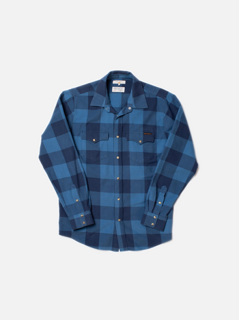 GEORGE FLANNEL BLUE