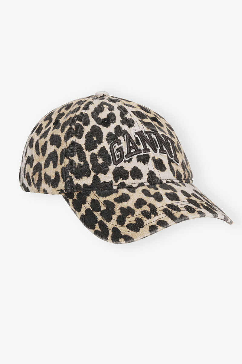 WASHED COTTON CANVAS CAP LEO EMB