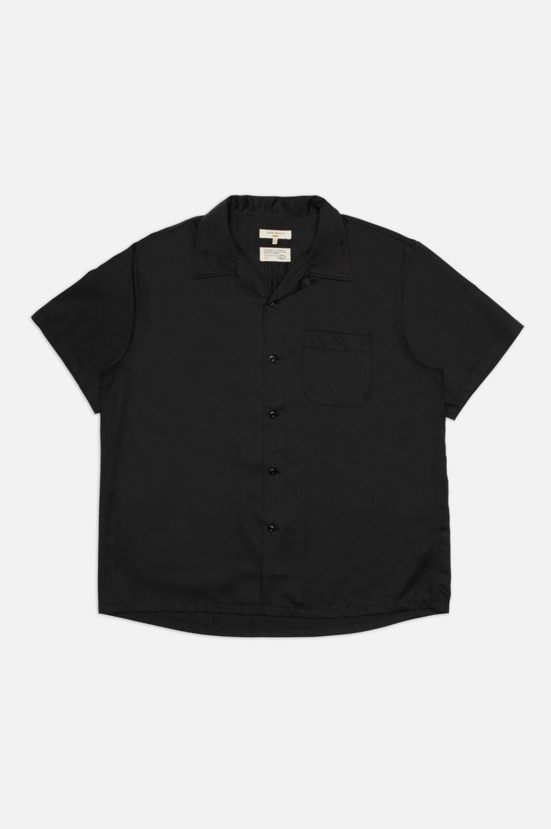 ARTHUR BOWLING SHIRT SAFTEY PI  BLACK