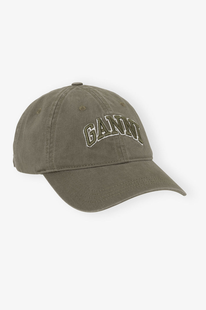WASHED COTTON CANVAS CAP EMB