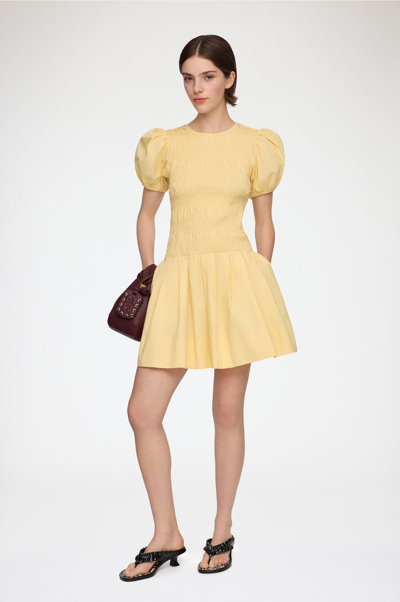 MARL MESH DRAPED KNOT DETAILING LONG DRESS