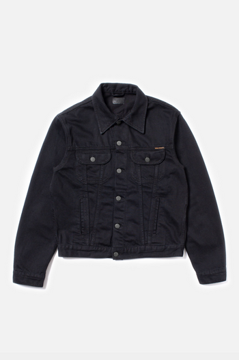DANNY RINSED DENIM JACKET BLACK