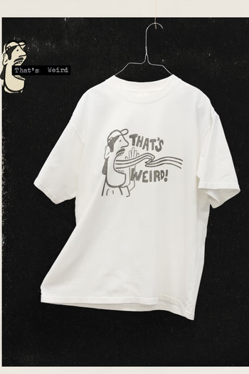 KOFFE TSHIRT THATS WEIRD  CHALK WHITE