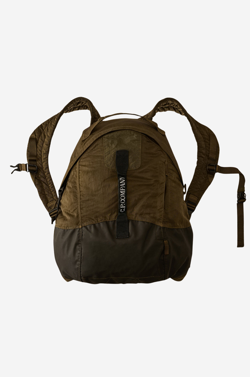 NYLON B ROUNDED BACKPACK