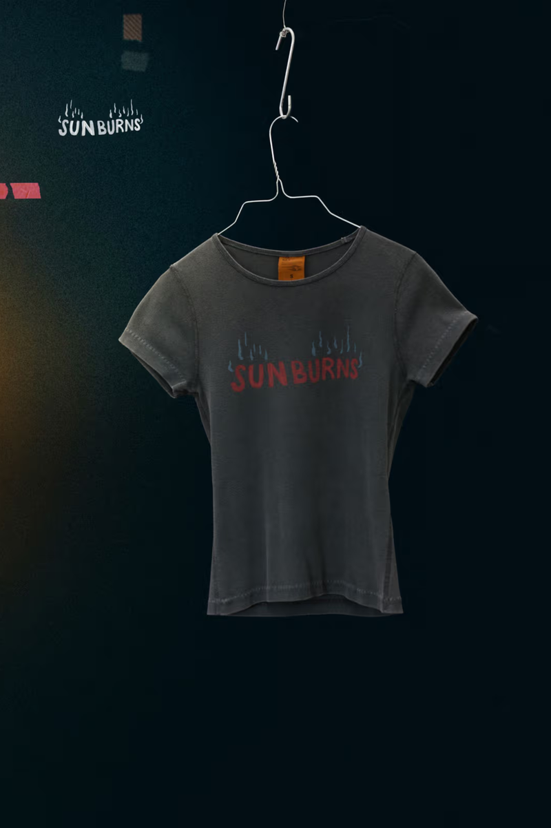 EVE SUNBURNS T-SHIRT BLACK
