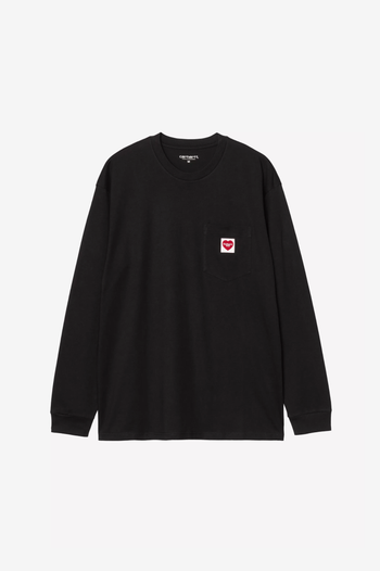 L/S POCKET HEART T-SHIRT
