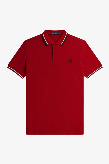 TWIN TIPPED FRED PERRY SHIRT