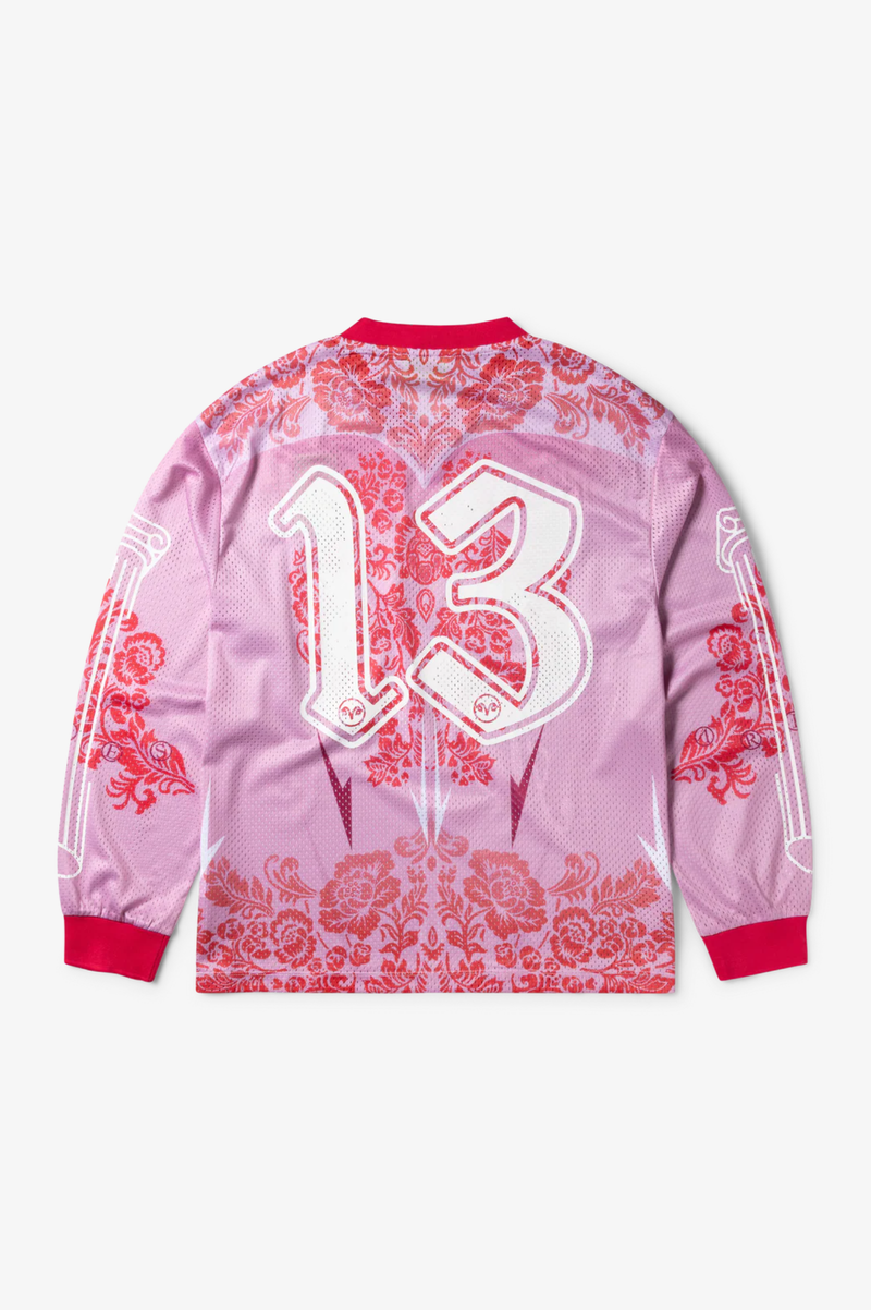 GRAPHIC GOTHIC LACE AIRTEX LS TEE