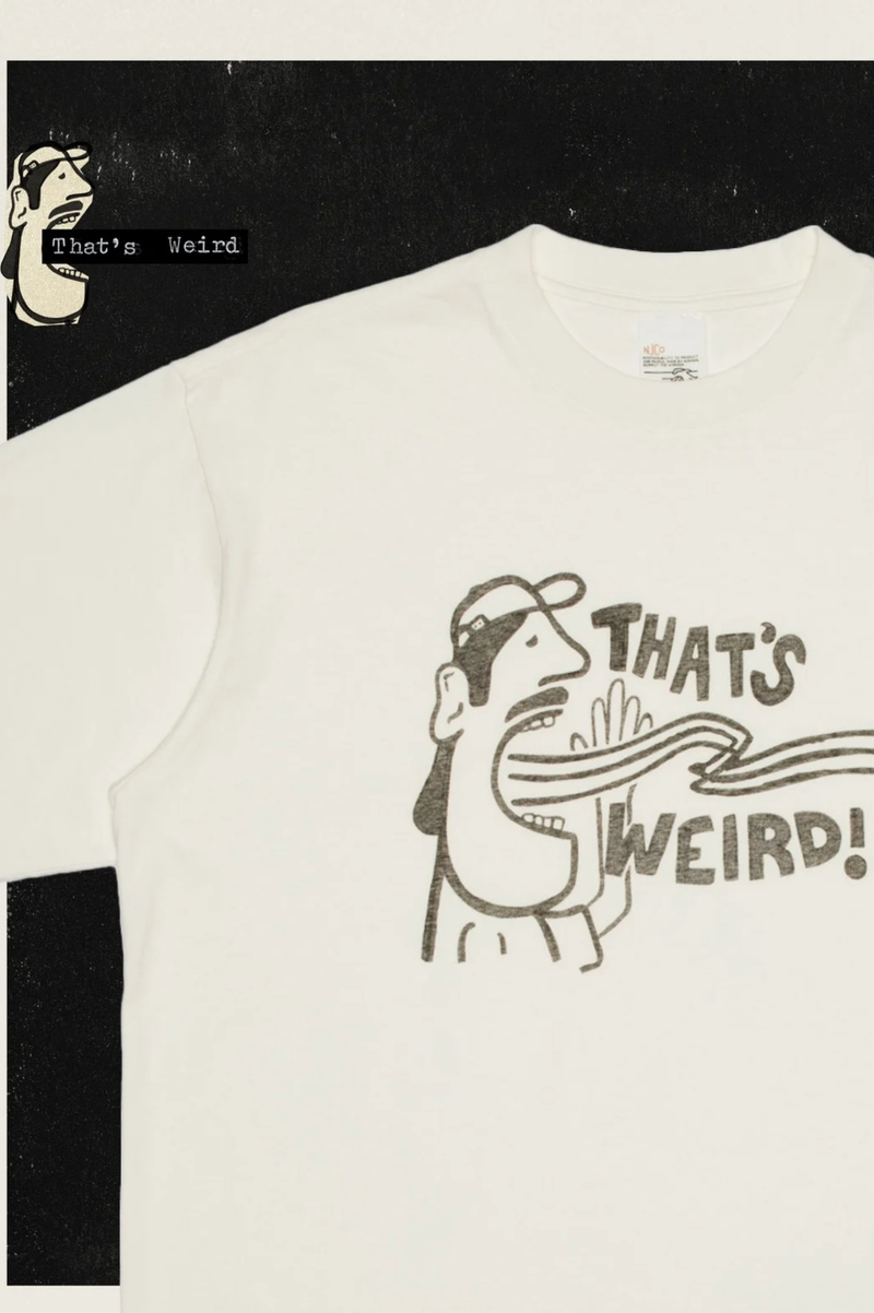 KOFFE TSHIRT THATS WEIRD  CHALK WHITE
