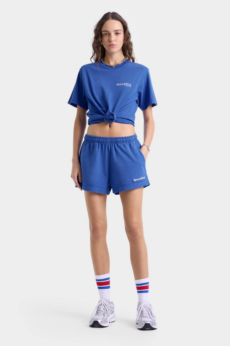 SERIF LOGO DISCO SHORT