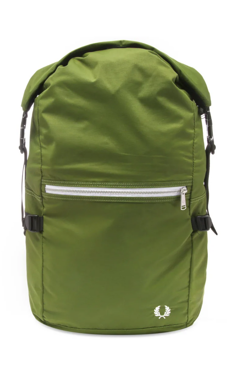 Fred perry roll top backpack sales