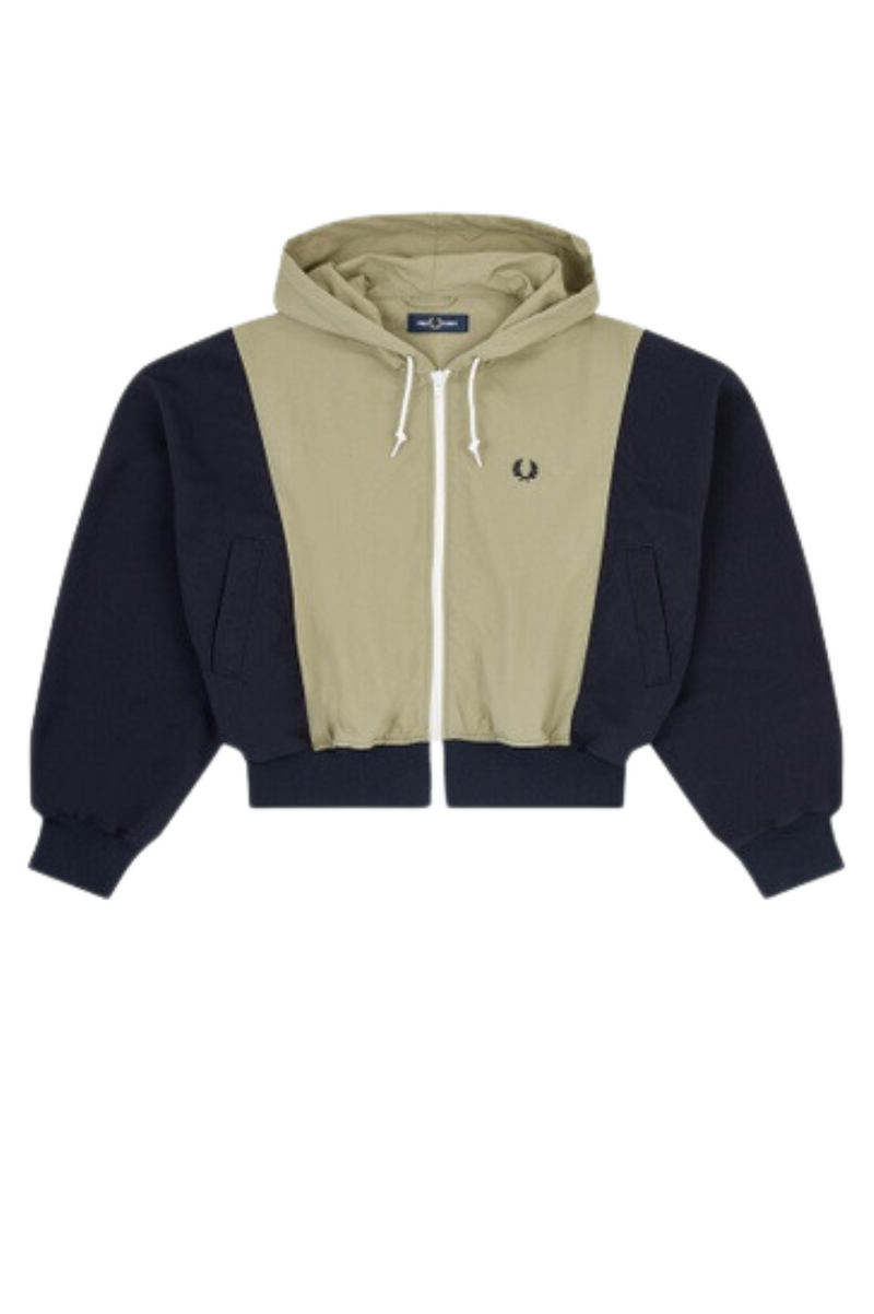 FRED PERRY WOVEN HOODED TRACK JACKET 707