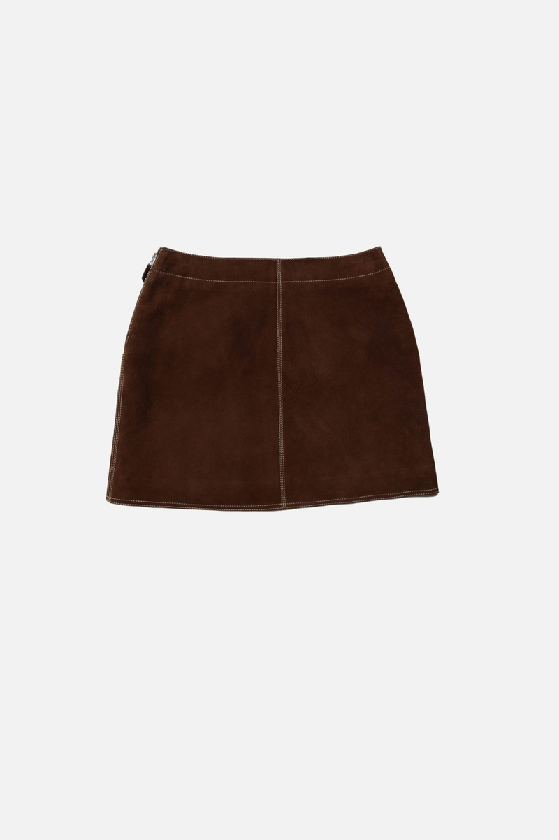 ELVY WESTERN SUEDE SKIRT