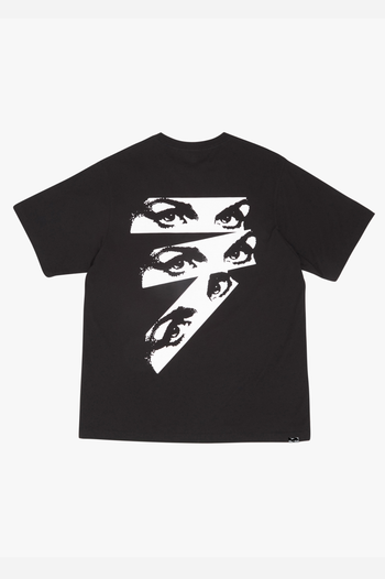 SS TEE - EYES LOGO - BLACK