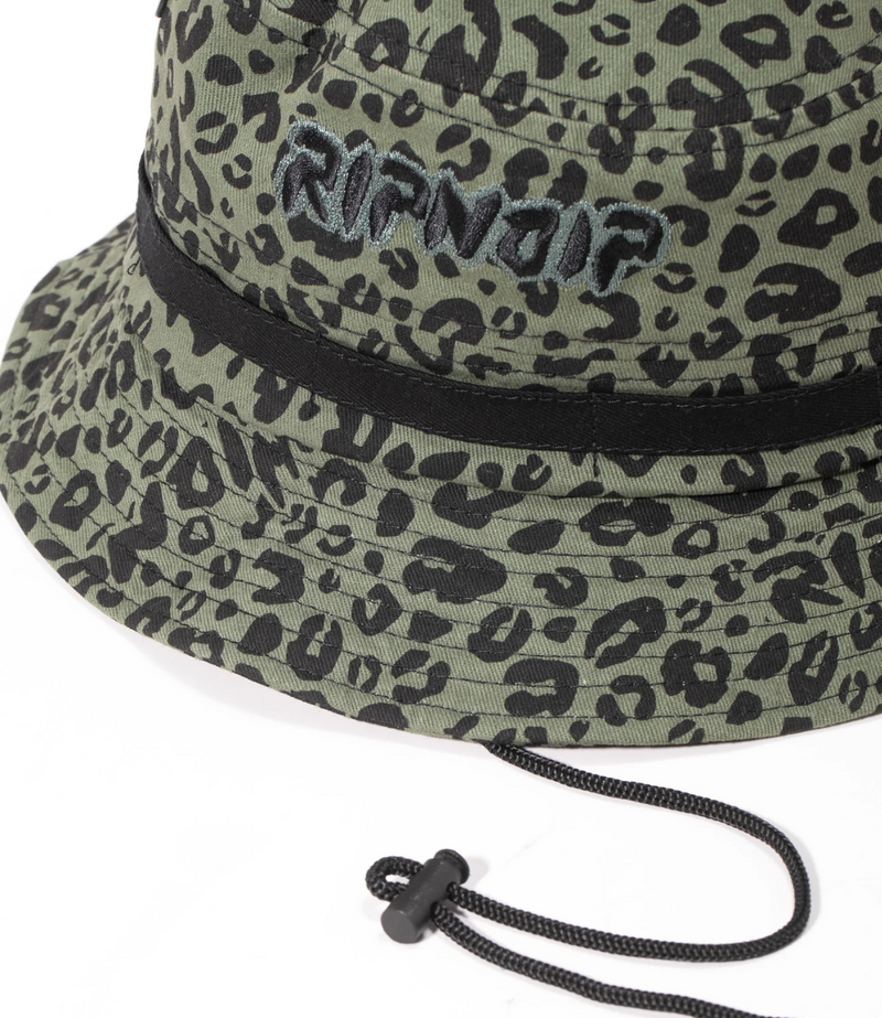 SPOTTED COTTON TWILL BUCKET HAT