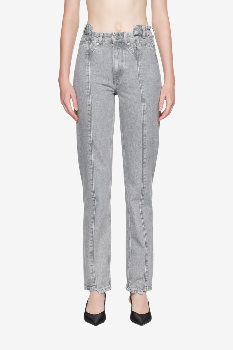RIGID DENIM FOLD JEANS