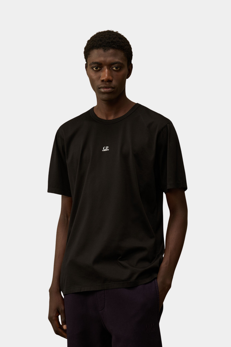 70/2 MERCERIZED JERSEY PRINTED LOGO T-SHIRT
