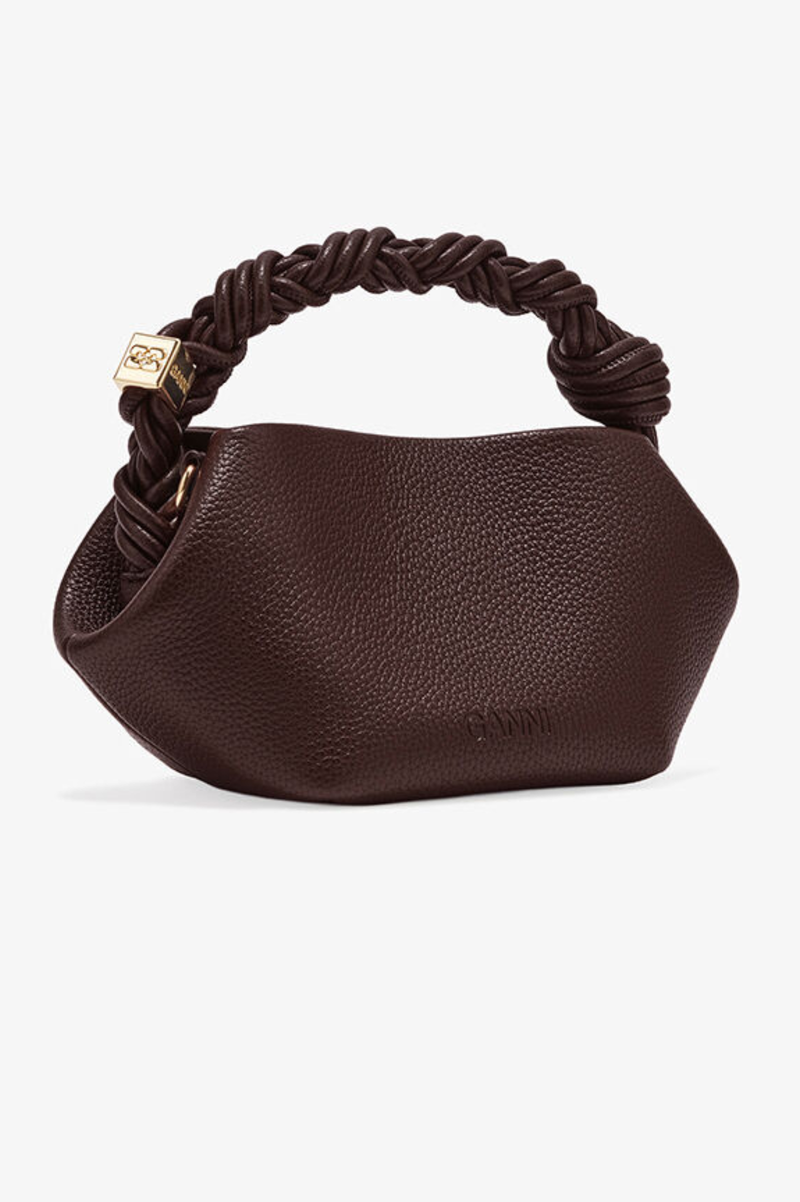 GANNI BOU BAG MINI GRAINED