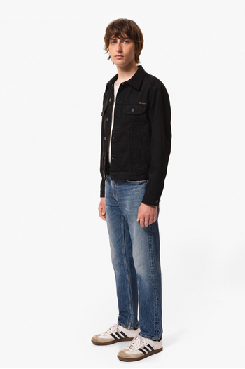 DANNY RINSED DENIM JACKET BLACK